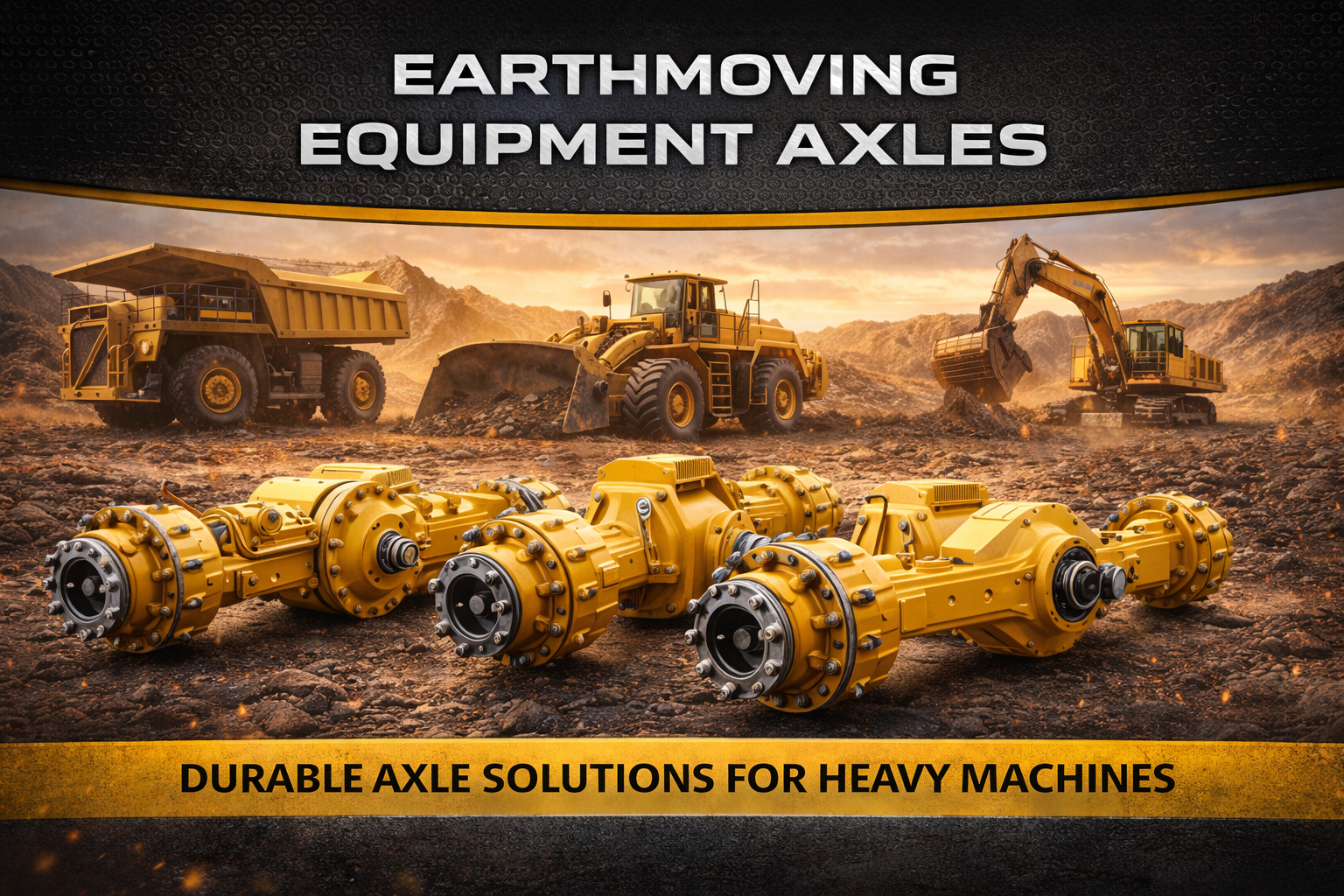 Earthmoving Equipment Axles