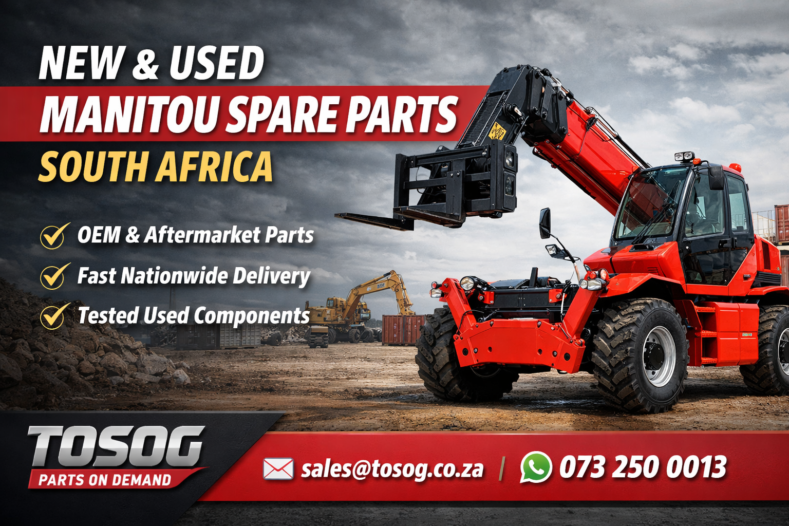 New & Used Manitou Spare Parts