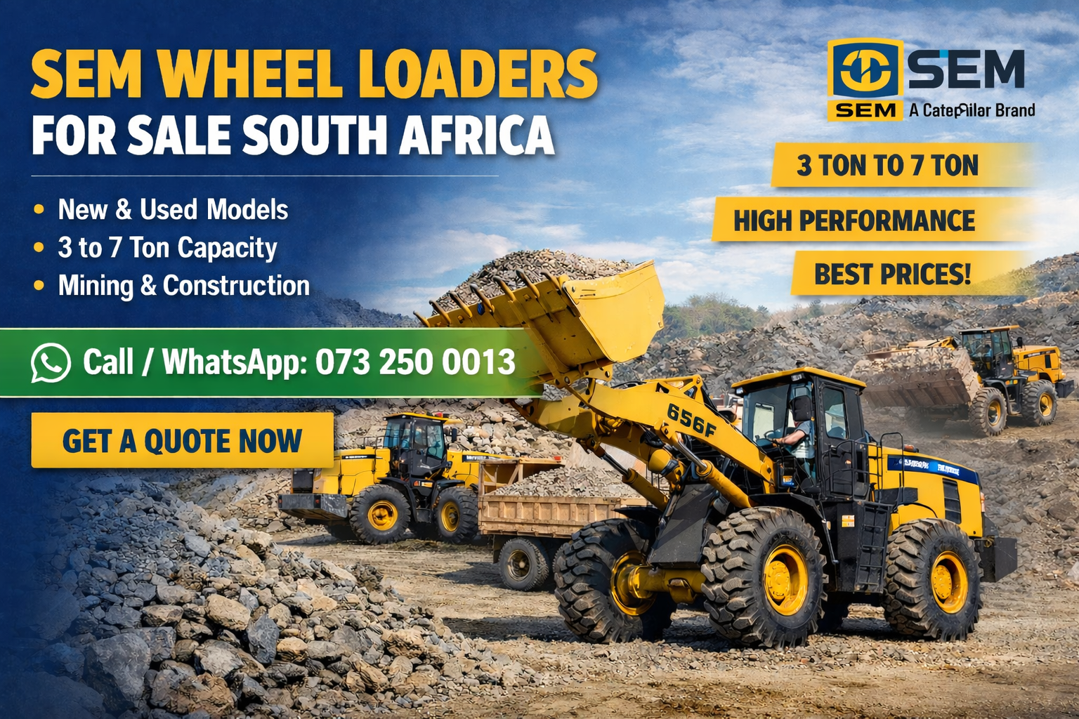 SEM Wheel Loader For Sale