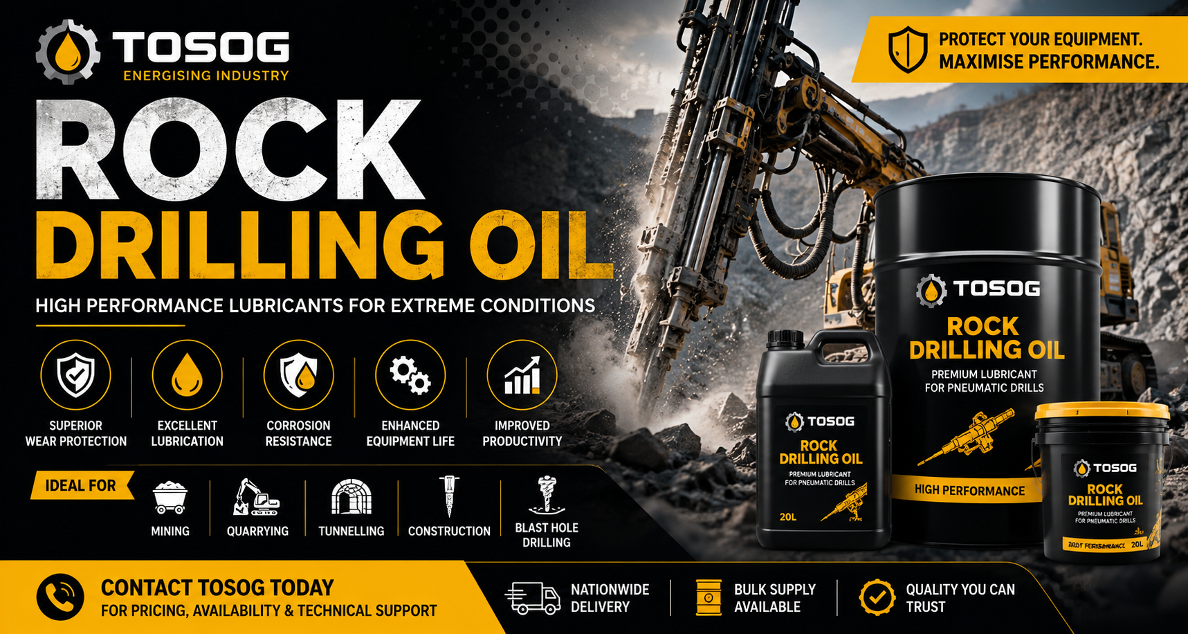Rock Drilling Oil