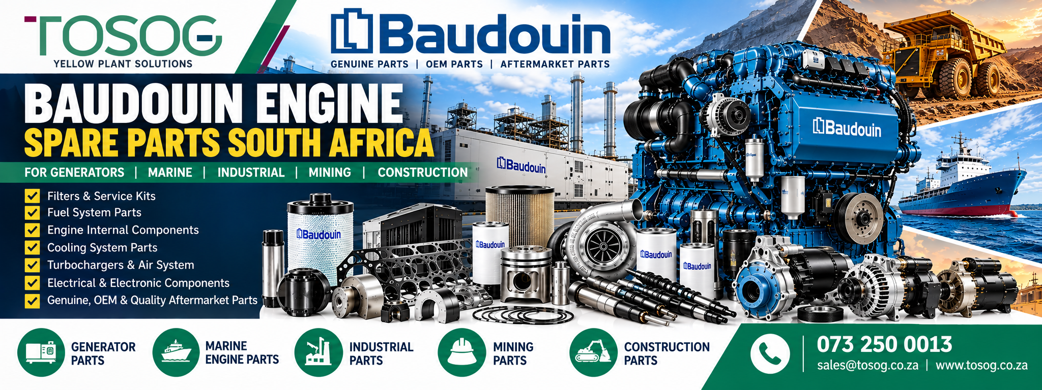 Baudouin engine spare parts South Africa – TOSOG