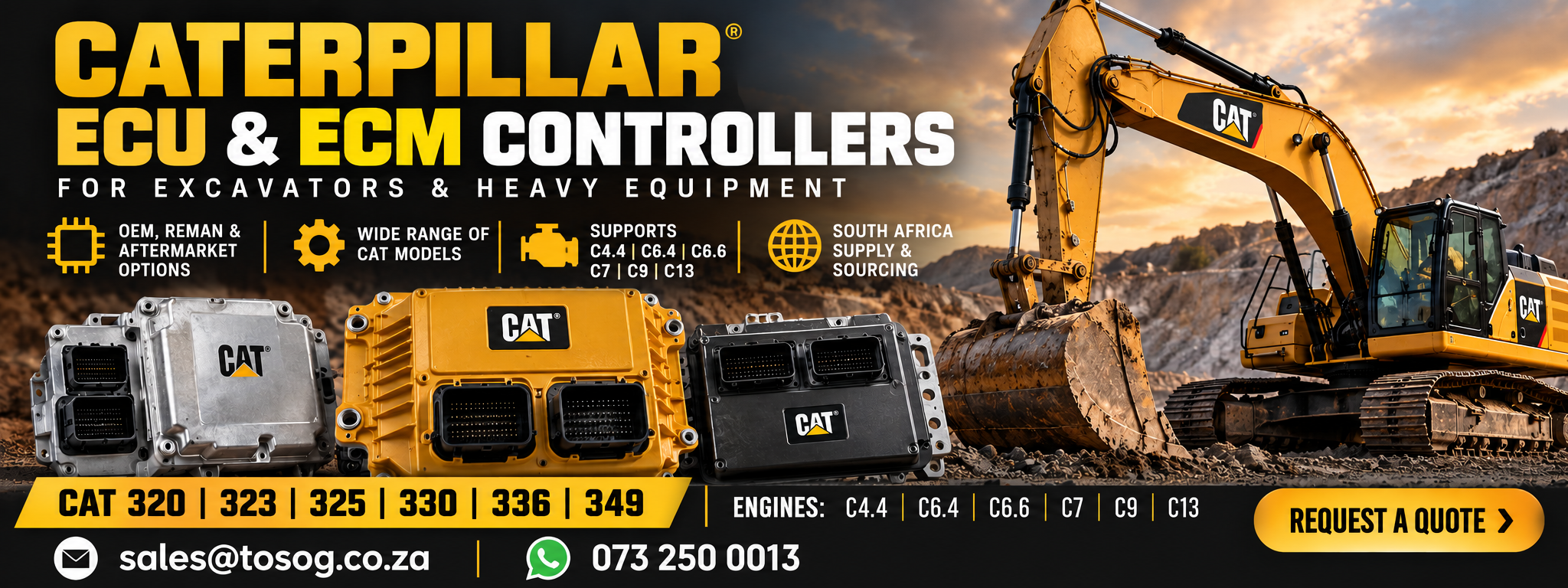 CAT ECU ECM for sale South Africa