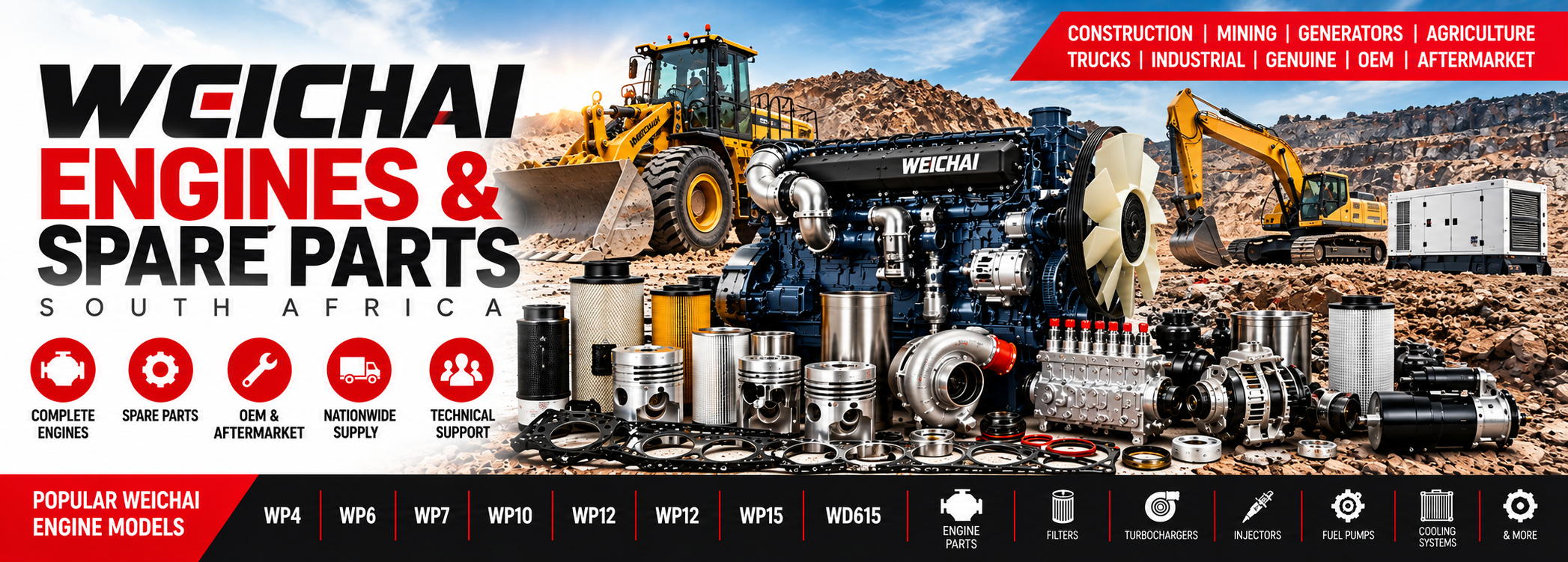 Weichai Engines and Spare Parts 