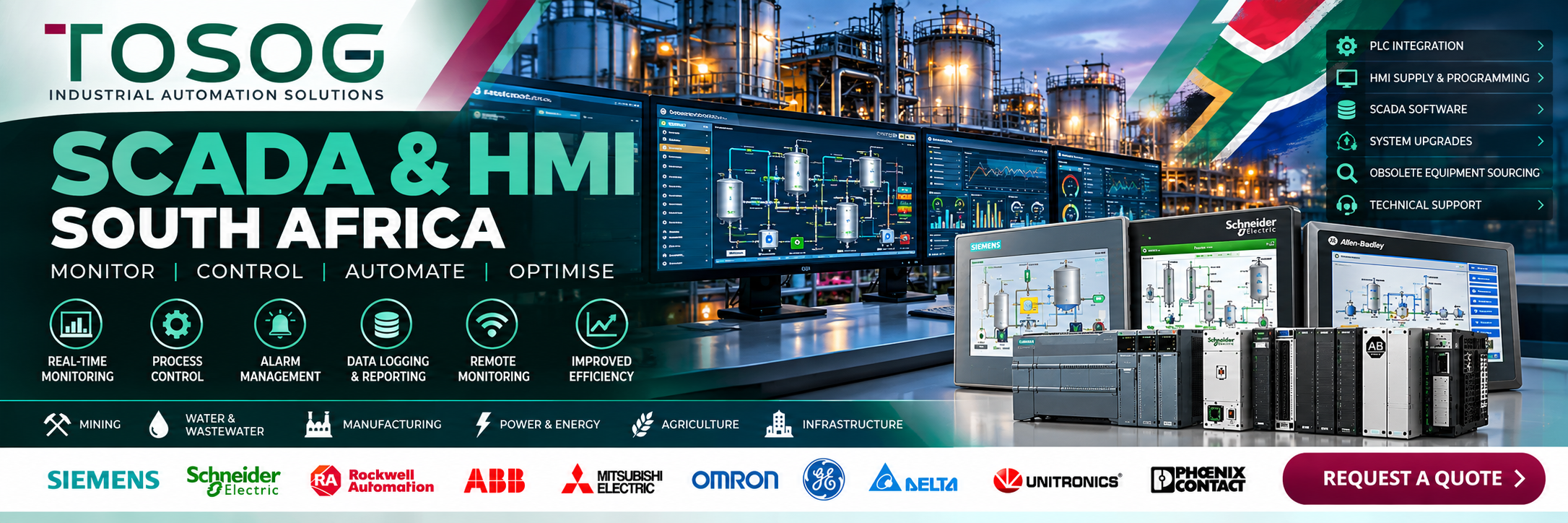SCADA & HMI Systems South Africa | TOSOG