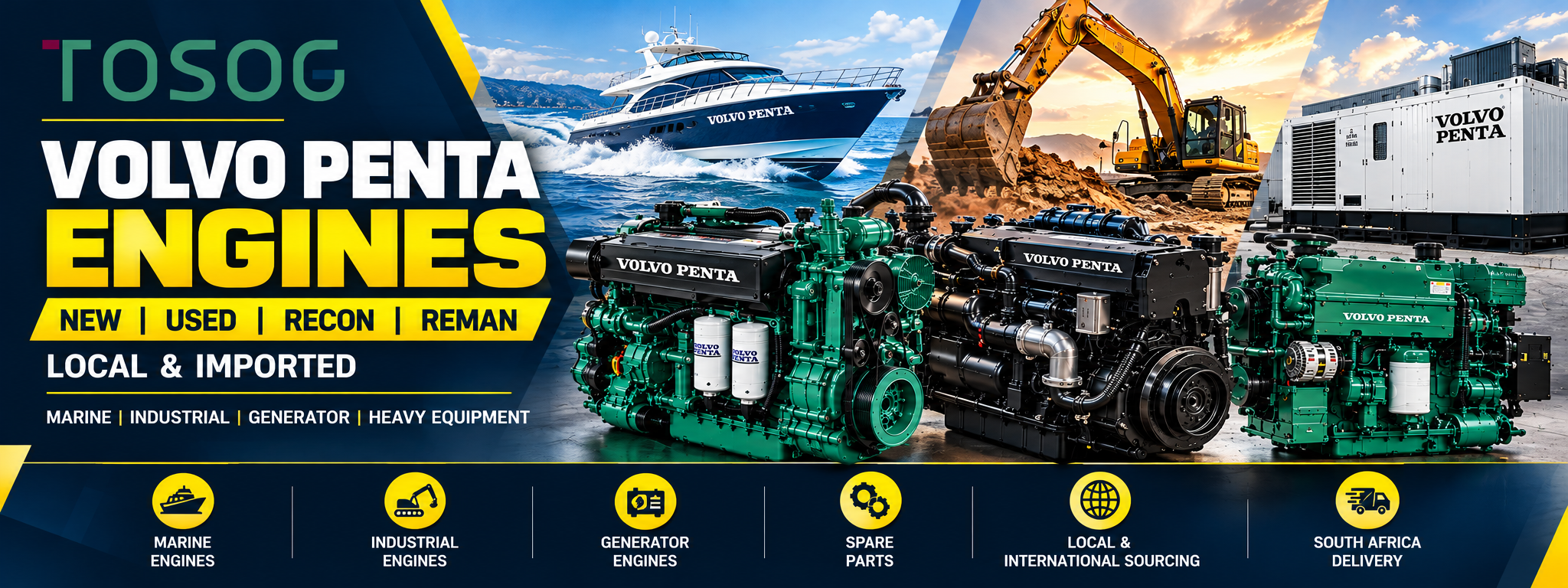 Volvo Penta engines for sale in South Africa